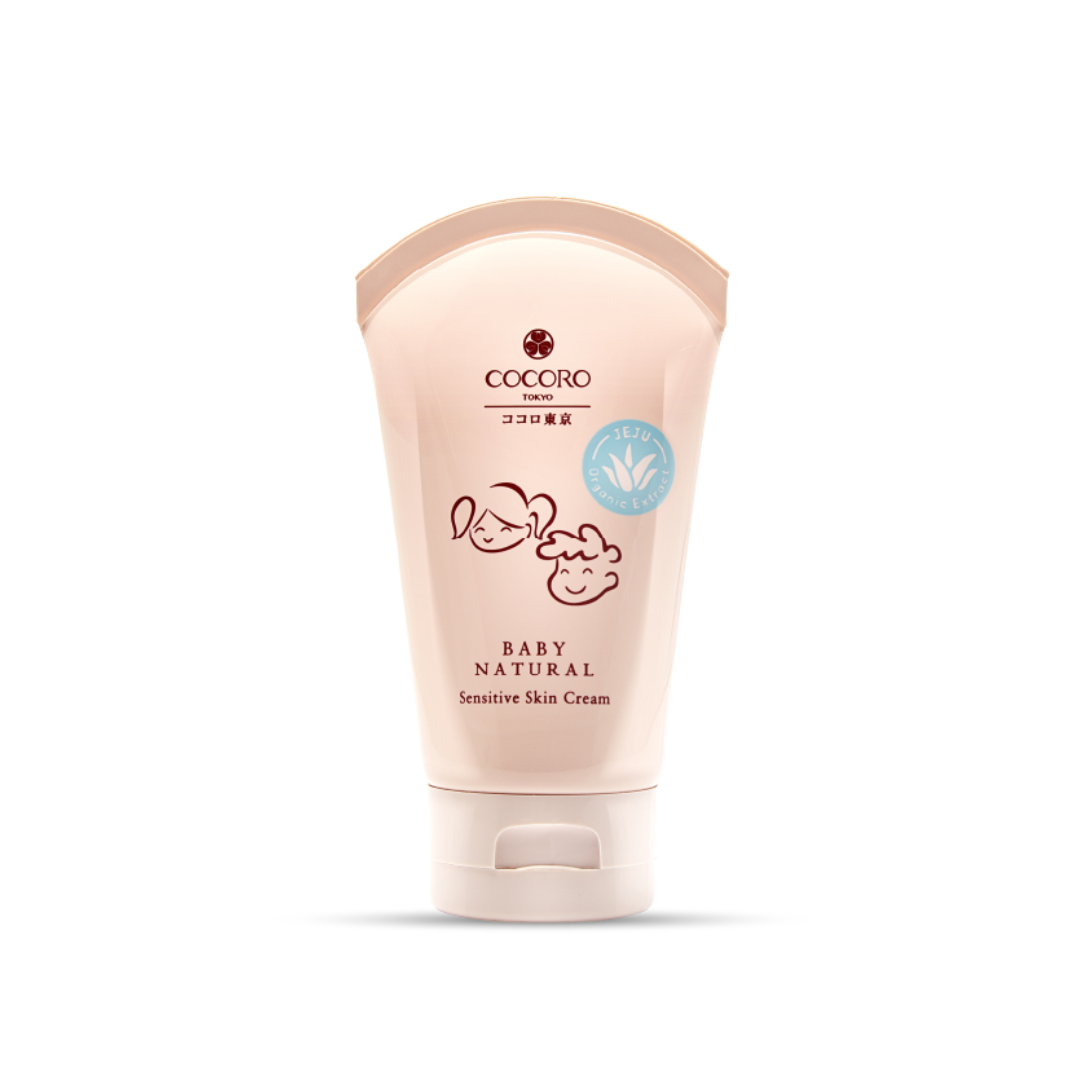 COCORO TOKYO Baby Natural Sensitive Skin Cream Tube front view