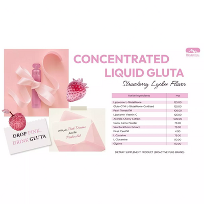 Dual glutathione formula for skin glow support