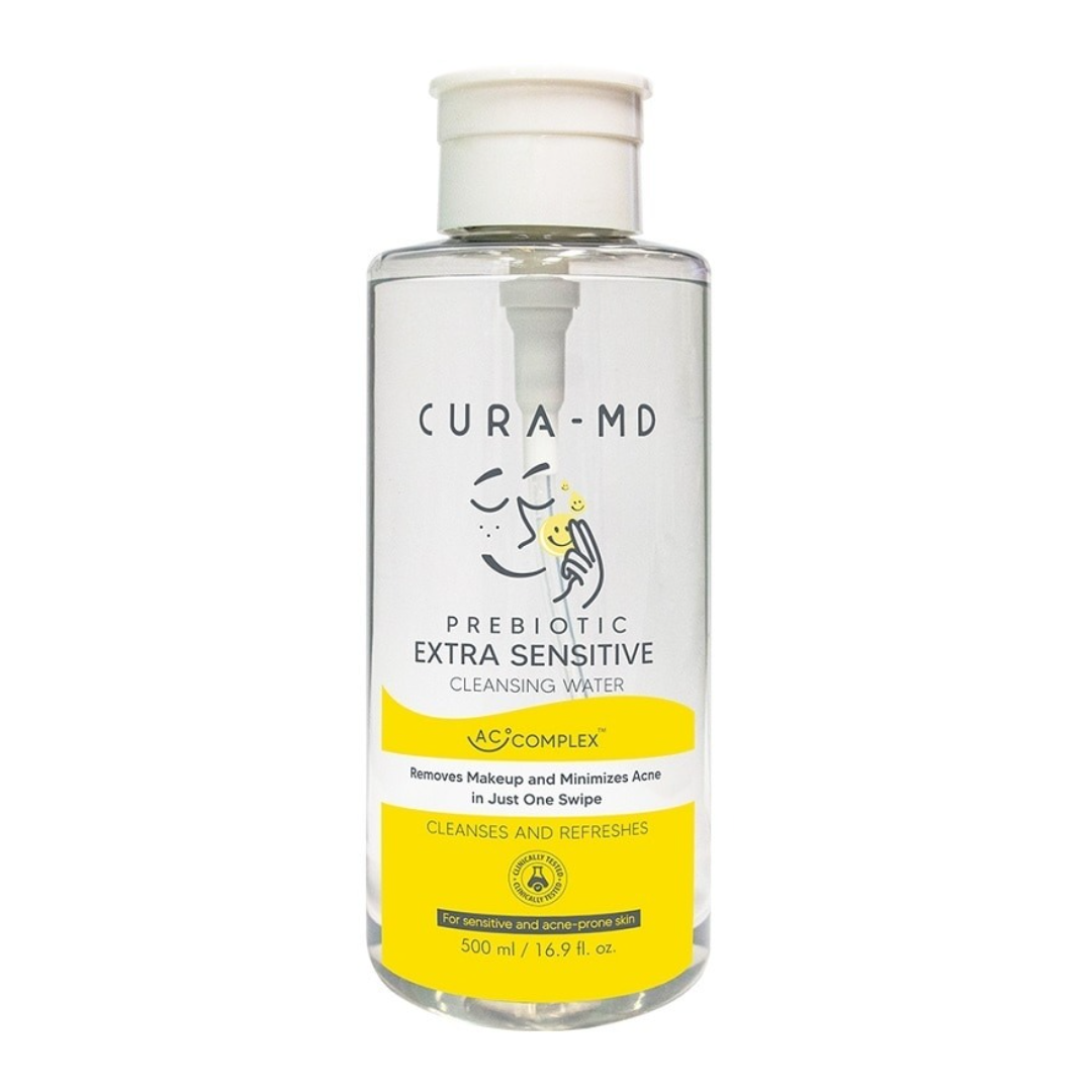 Gentle makeup remover with prebiotics