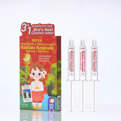 Natural Thai ampoule for hydrated skin