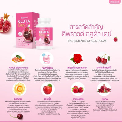 Transform your complexion with Deproud Gluta Day + All Vita Mix