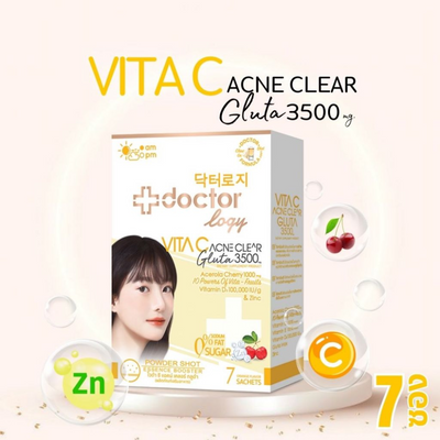 Doctorlogy Vita C Acne Clear Gluta for Skin Brightening and Whitening