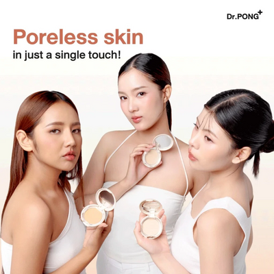 Dr.PONG Micro Blurring Technology powder for smooth-looking skin texture
