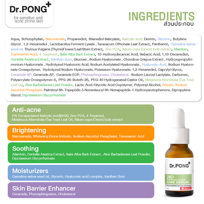 Professional-grade acne serum with concentrated ingredients