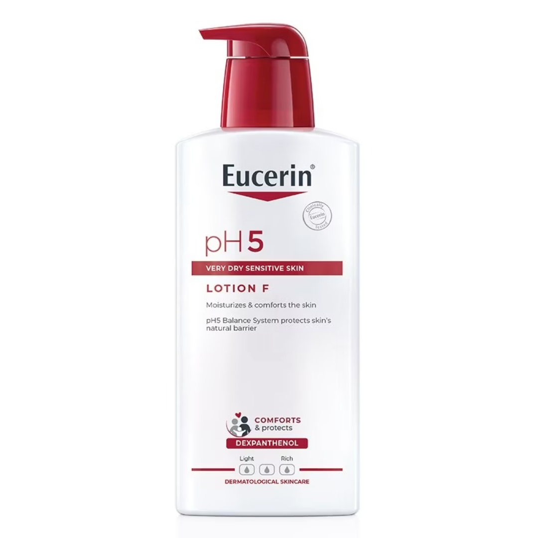 Daily hydration with Eucerin pH5