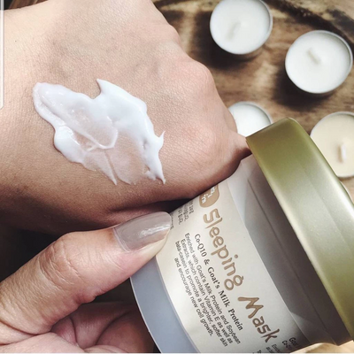 Goat Milk Sleeping Mask for deep overnight hydration