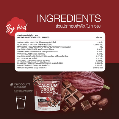 HID chocolate cocoa drink mix