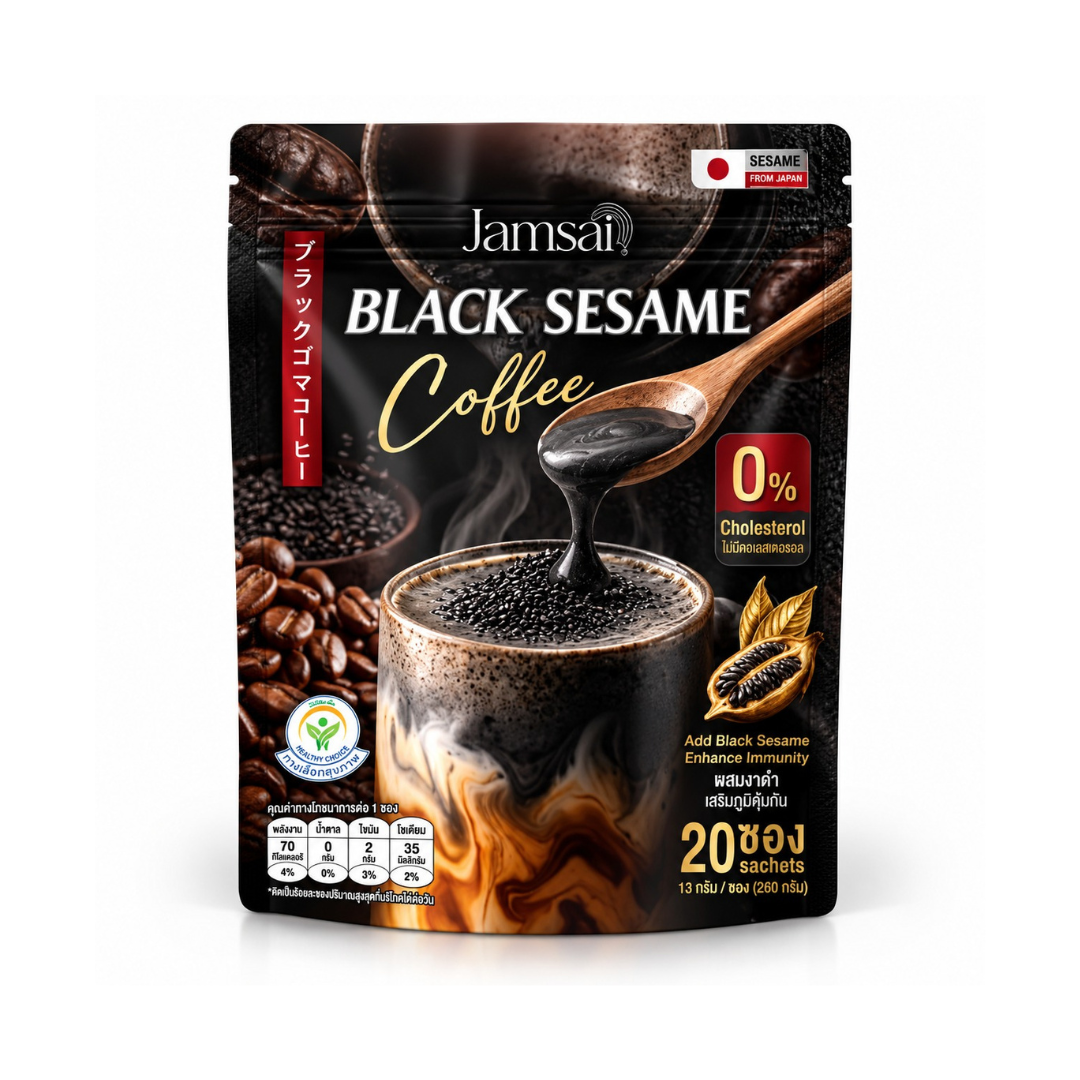 Jamsai Black Sesame Coffee 20 sachets
