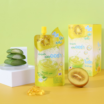 KiSAA Golden Kiwi Brightening Collagen and Vitamin E Gel