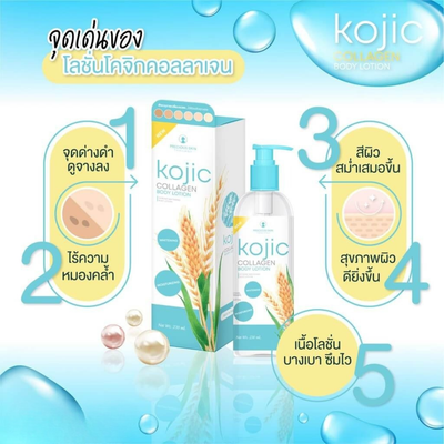 Applying Precious Skin Kojic Lotion on arms