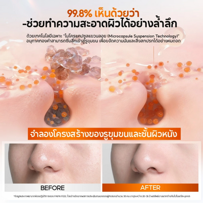 Korean style retinol gel face cleanser