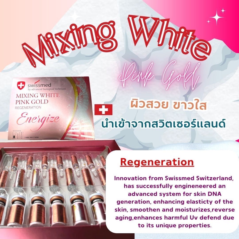 Mixing White Pink Gold Regeneration Energize Thaimegastore