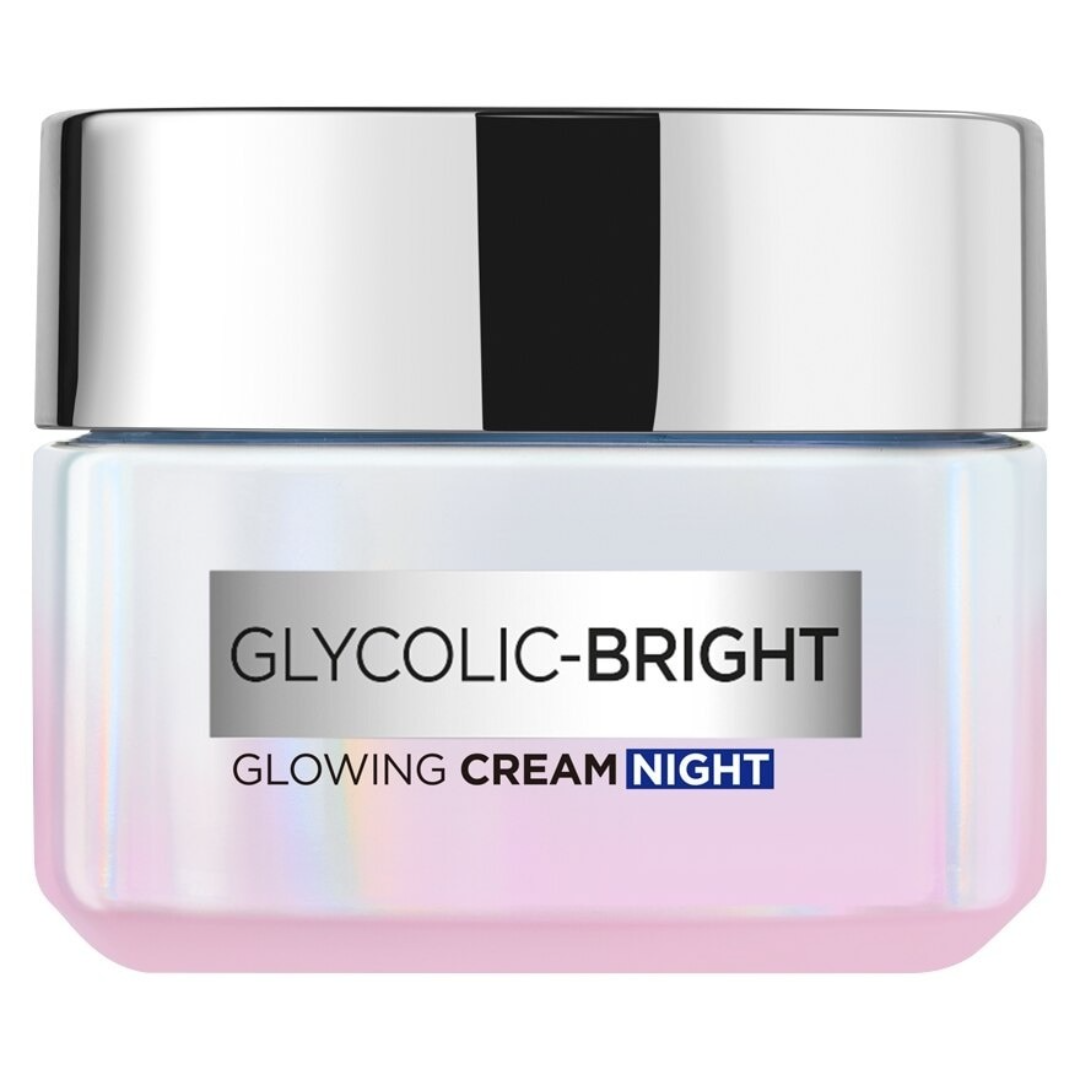 Skin tone evening night cream with antioxidants