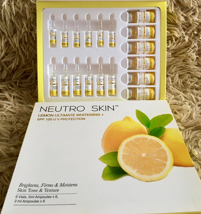 Powerful skin brightening and sunblock - NEUTRO SKIN LEMON ULTIMATE WHITENING +SPF 100