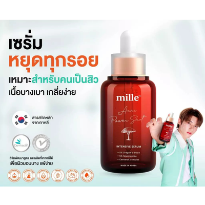 Mille niacinamide acne serum skincare