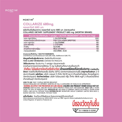 MORTIW CollaRize dietary supplement