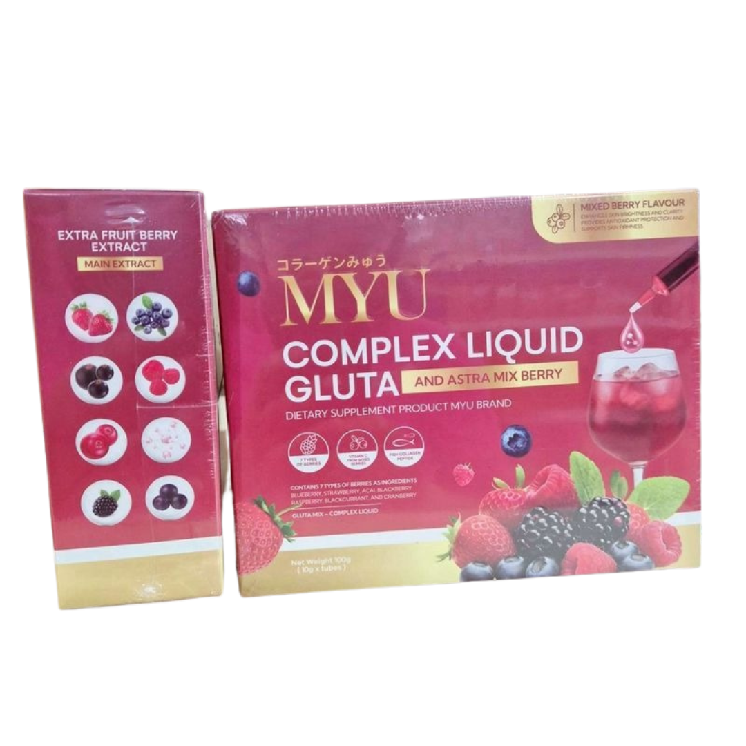 glutamix mixed berries with l glutathione GLuta Berry Superfruit Drink Mix 6 Bottles Gluta 200000mg Berry
