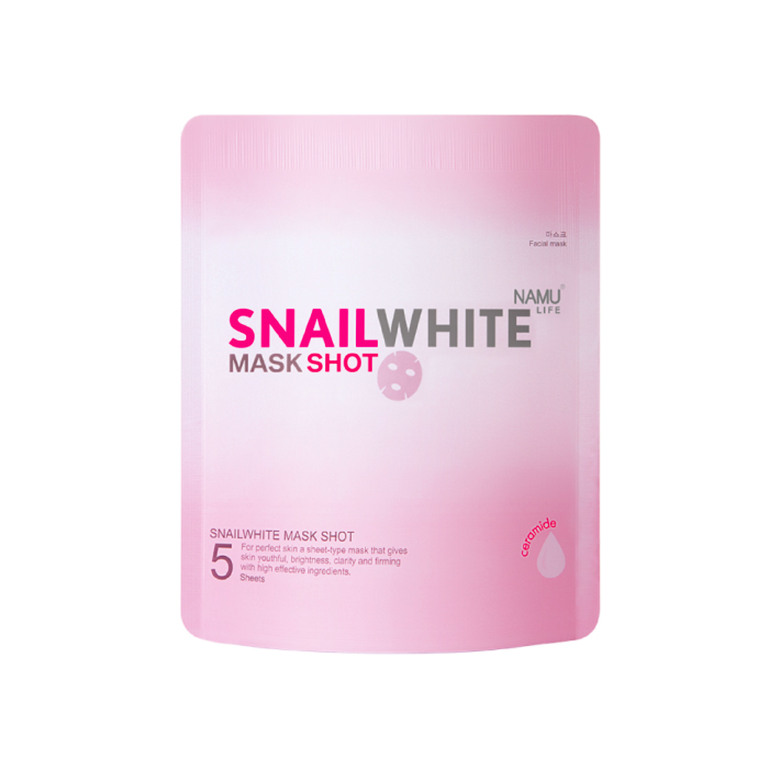 Namu Life Snailwhite Mask Shot pack of 12