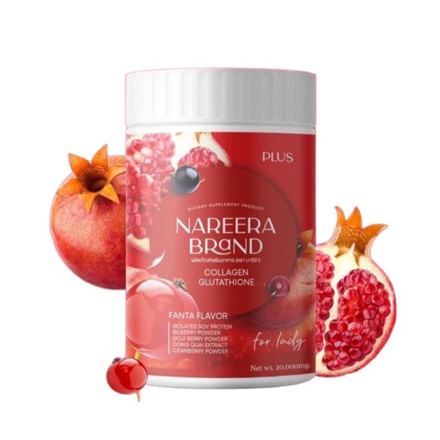 Nareera Pomegranate Collagen Gluta - Thaimegastore Nareera Pomegranate Collagen Gluta - Thaimegastore