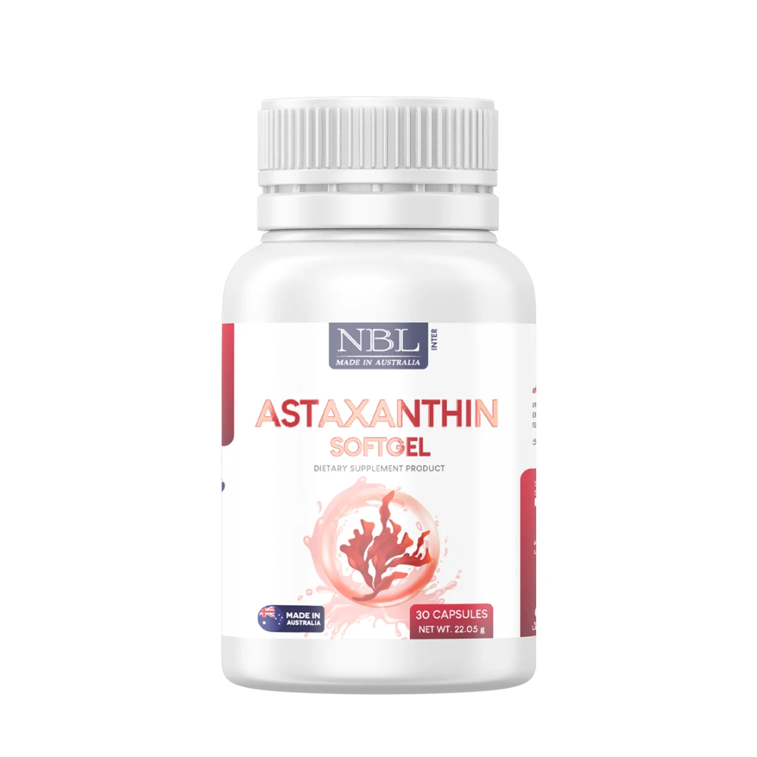 NBL Astaxanthin Softgel 30 Capsules jar