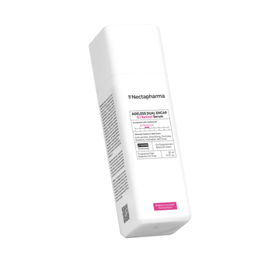 Nectapharma facial serum with dual encapsulated retinal