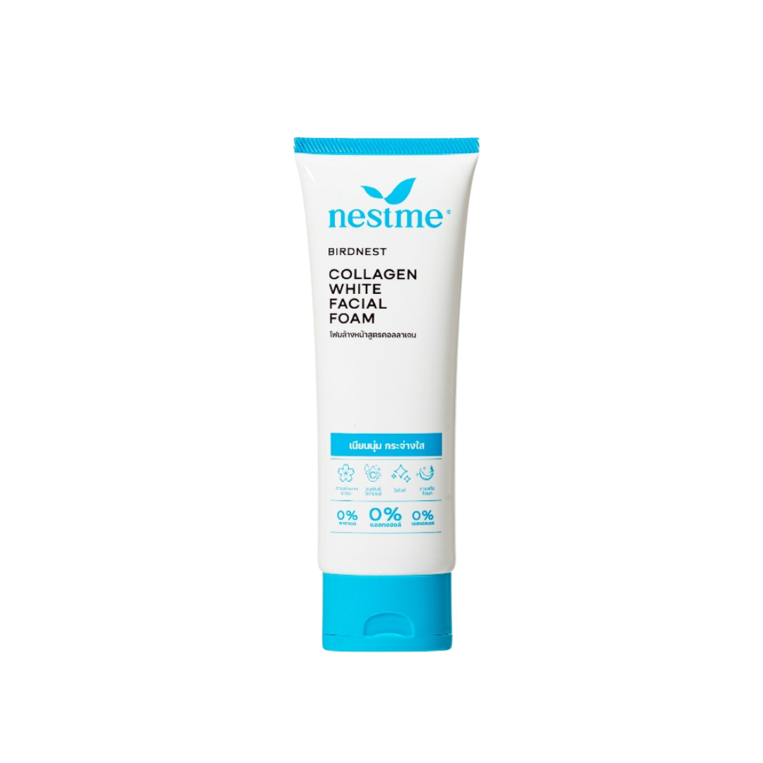 NESTME Birdnest Collagen White Facial Foam