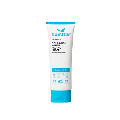 NESTME Birdnest Collagen White Facial Foam