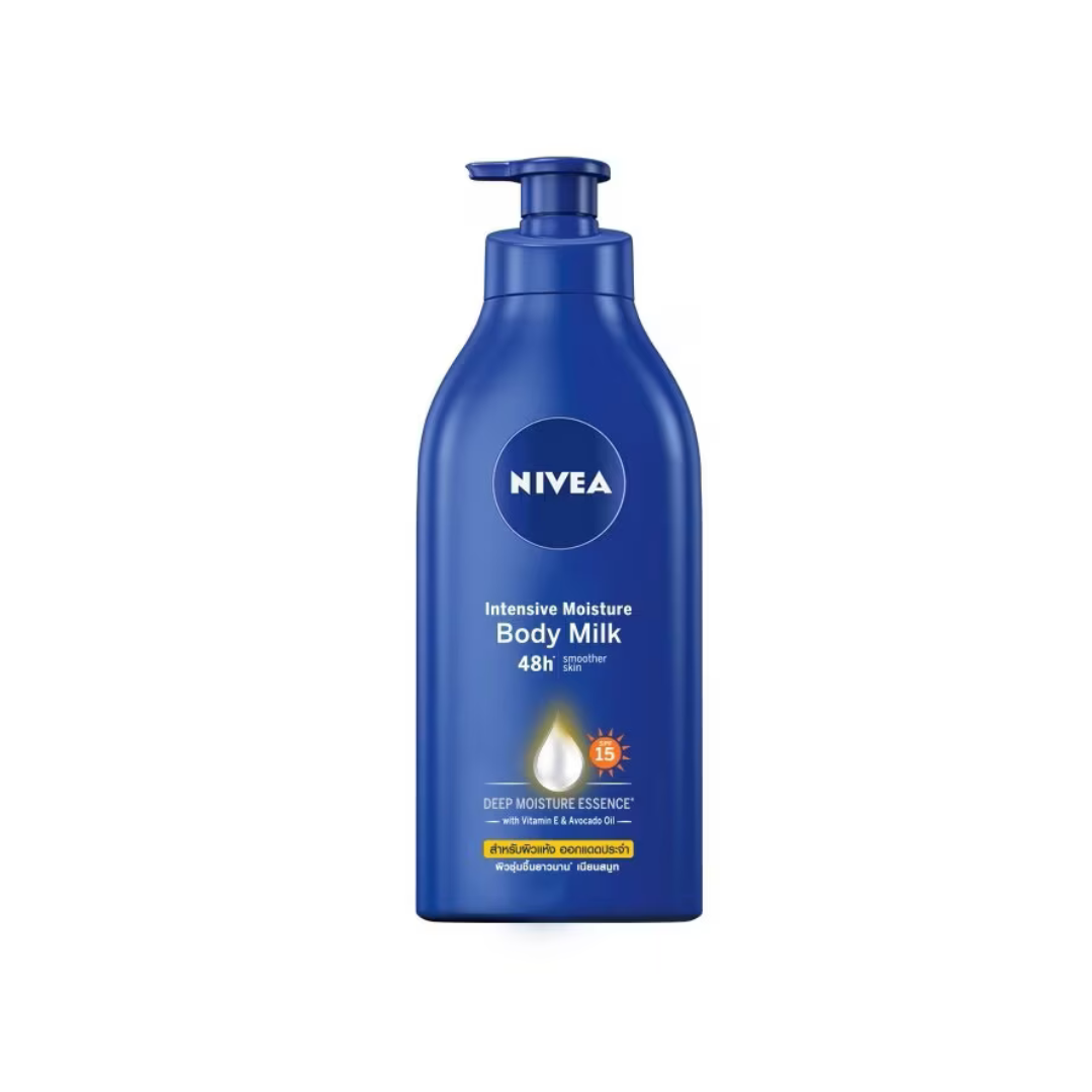 NIVEA Body Milk Intensive Moisture SPF15 bottle