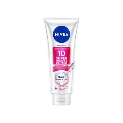 NIVEA Extra Bright body serum bottle