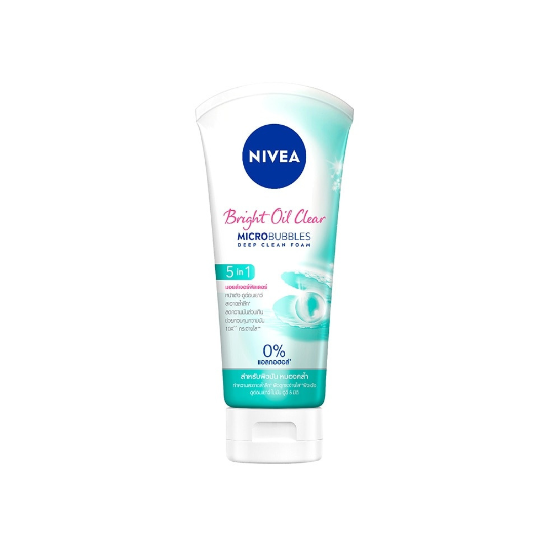 Nivea Bright Oil Clear cleansing foam