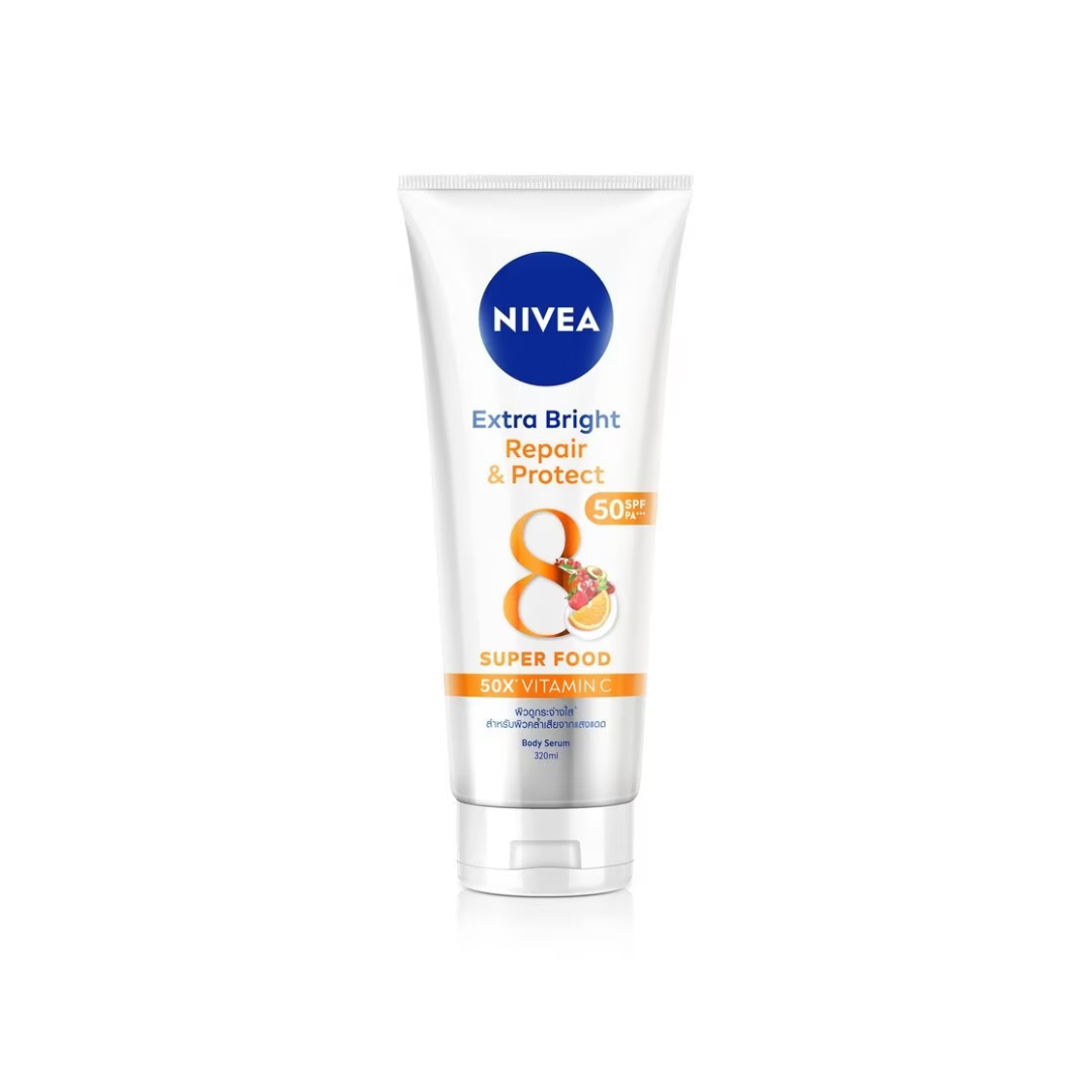 NIVEA Extra Bright body serum SPF50 