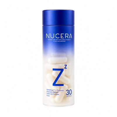 Necera Z Sleeping Aid Supplement Product on a white background