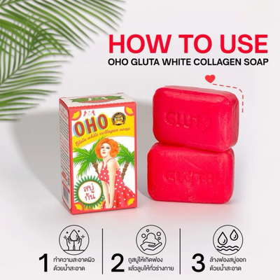 OHO collagen body cleansing soap