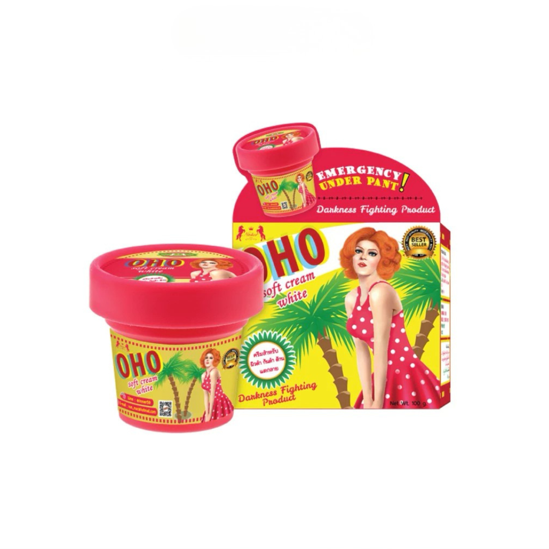 OHO Soft Cream White 100g jar