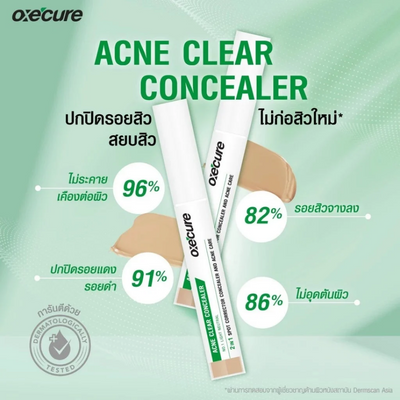 Oxe'cure Acne Clear Concealer No.2 Neutral for medium-dark skin