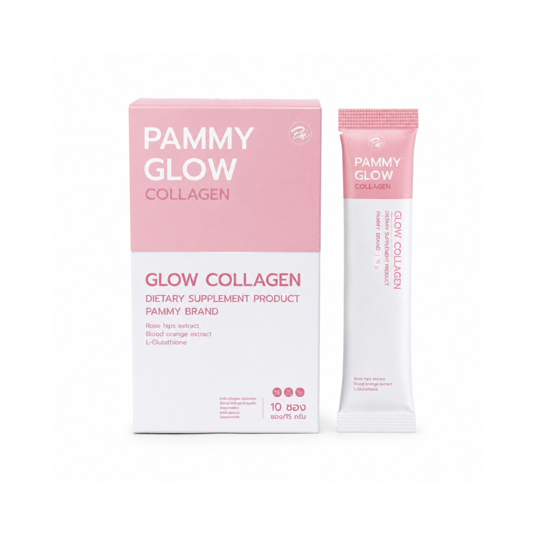 Pammy Pink Glow Collagen 10 Sachets