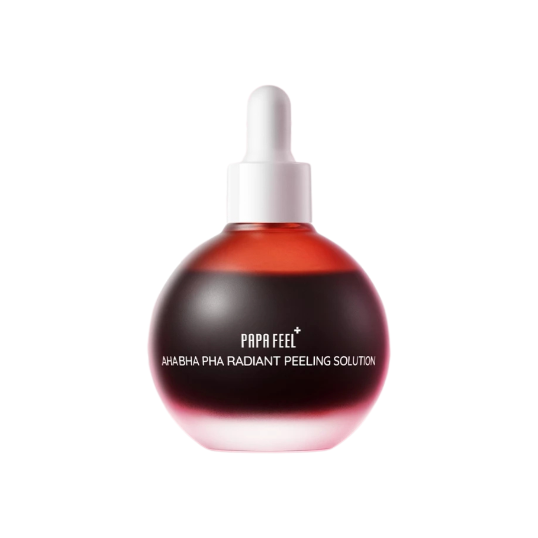 Papa feel aha bha pha radiant peeling solution bottle