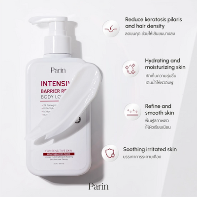 Moisturizing body lotion for sensitive dry skin
