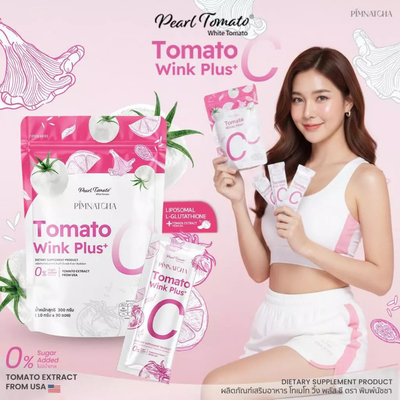 Pimnatcha Tomato Wink Plus+C tomato extract supplement