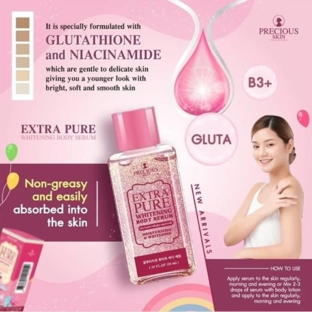 PRECIOUS SKIN EXTRA PURE WHITENING BODY SERUM PRECIOUS SKIN EXTRA PURE WHITENING BODY SERUM