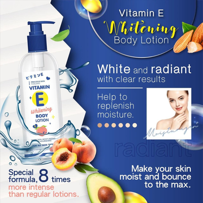 Whipped texture of Precious Skin Vitamin E Lotion