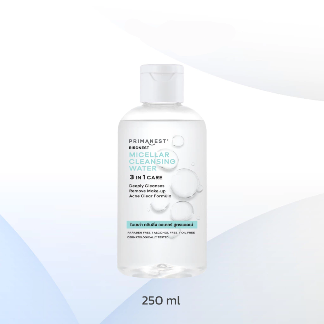 Hydrating micellar cleanser with birdnest extract