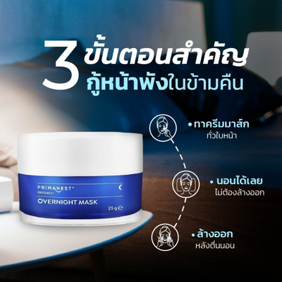 PrimaNest Nighttime Skincare Mask with bird's nest extract