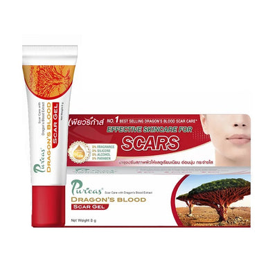 Puricas Dragon's Blood Scar Gel for wound healing and scar reduction