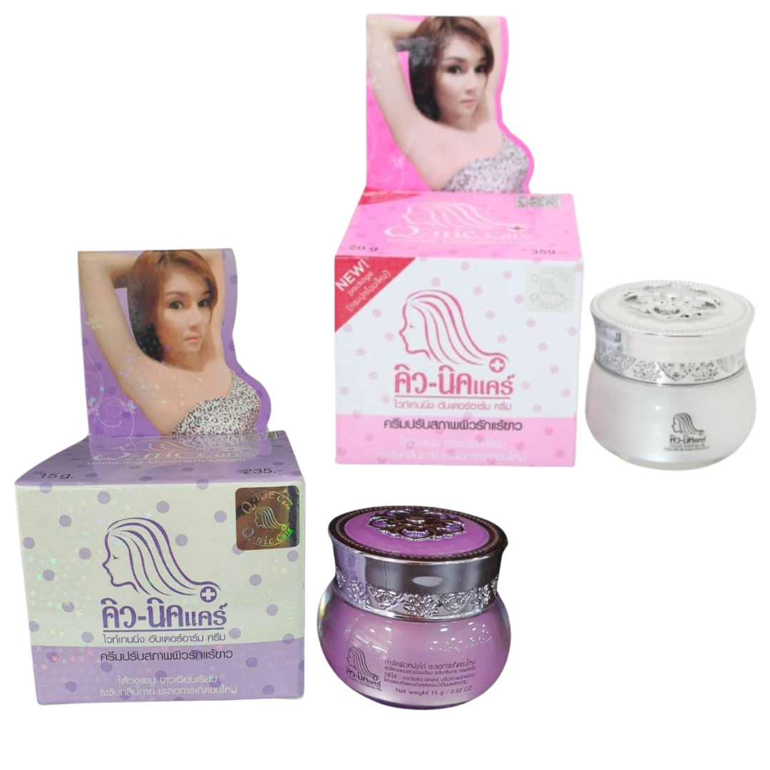 Q-Nic Care  Underarm Whitening Cream Two Formulas