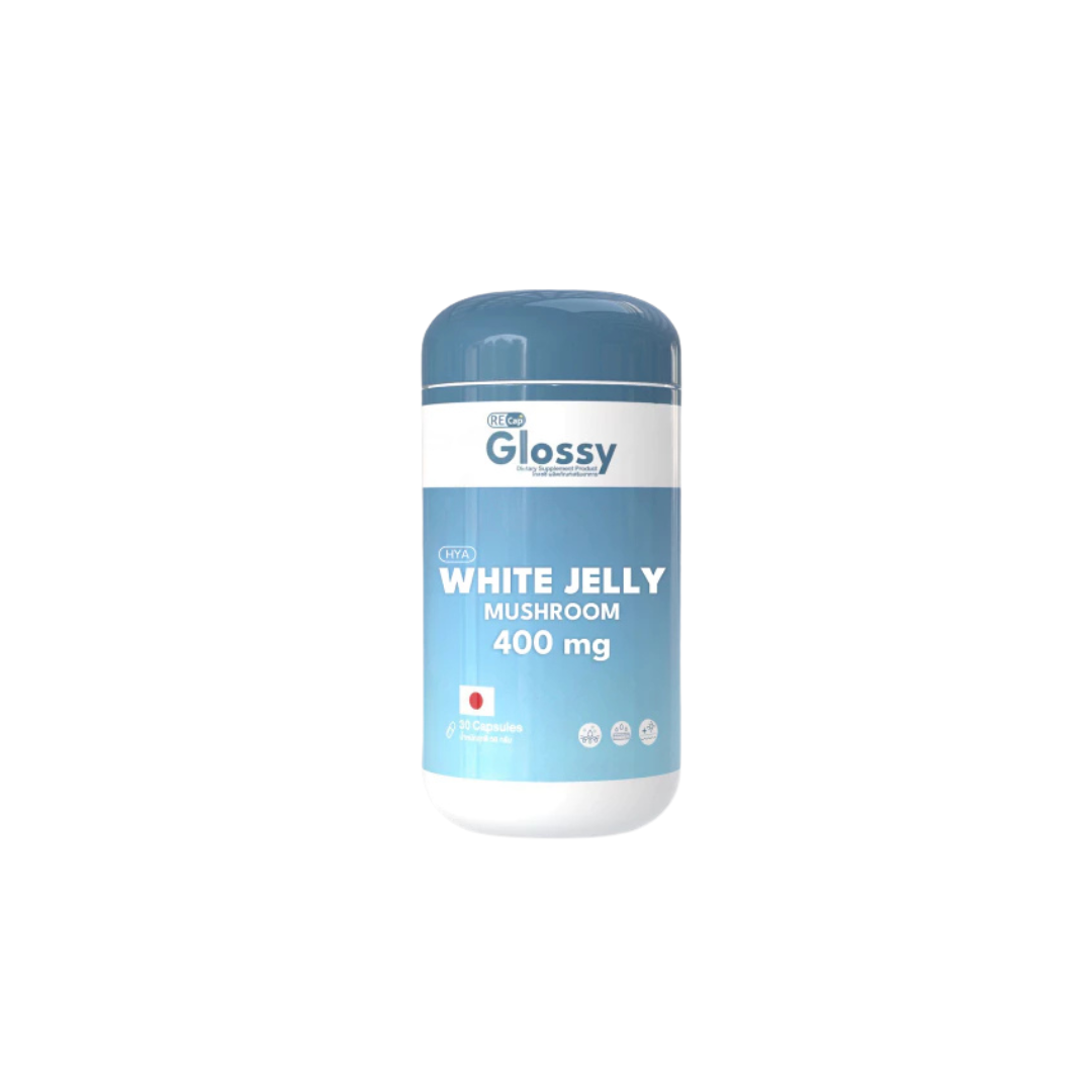 Glossy White Jelly Mushroom Capsules