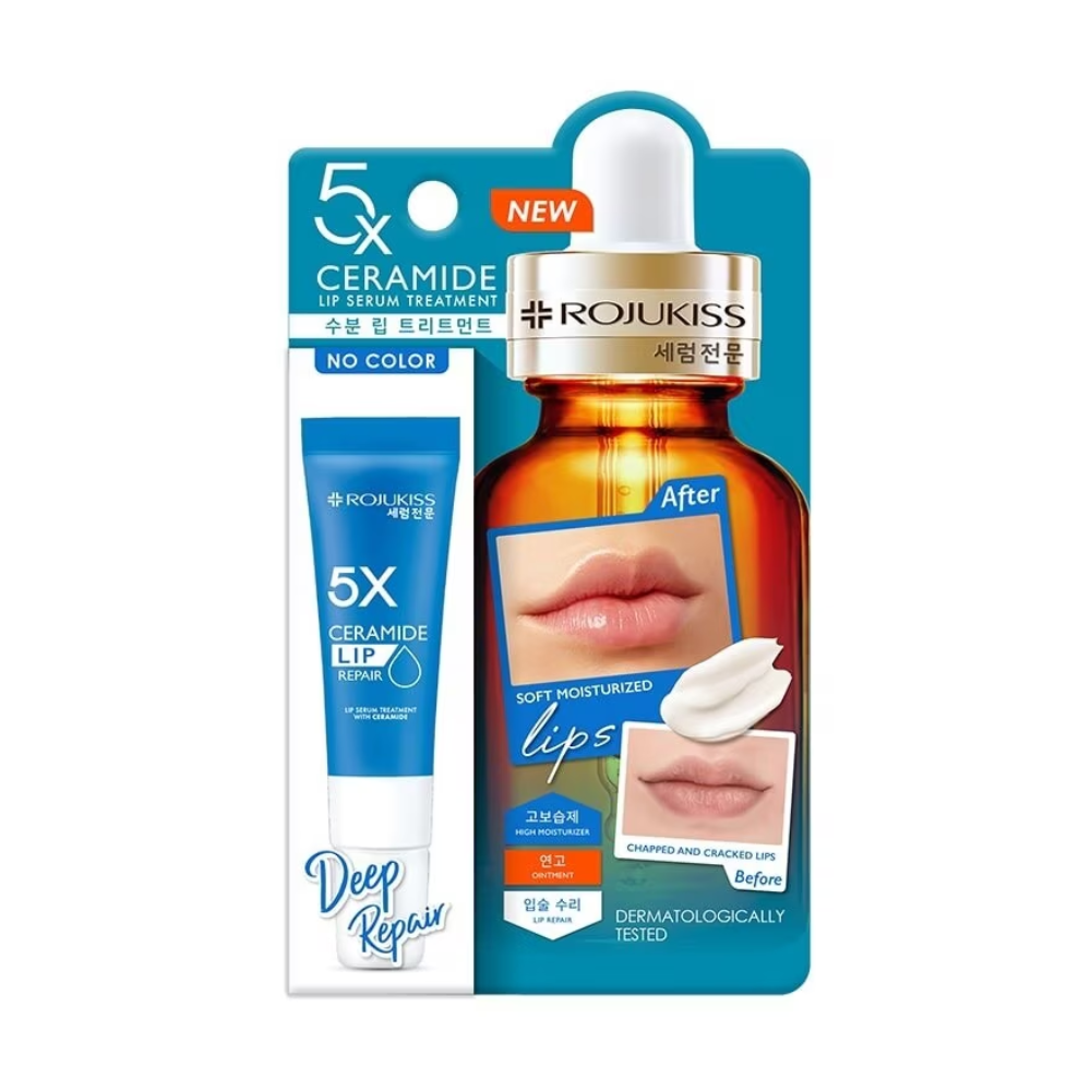Rojukiss 5X Ceramide Lip Serum Treatment packaging