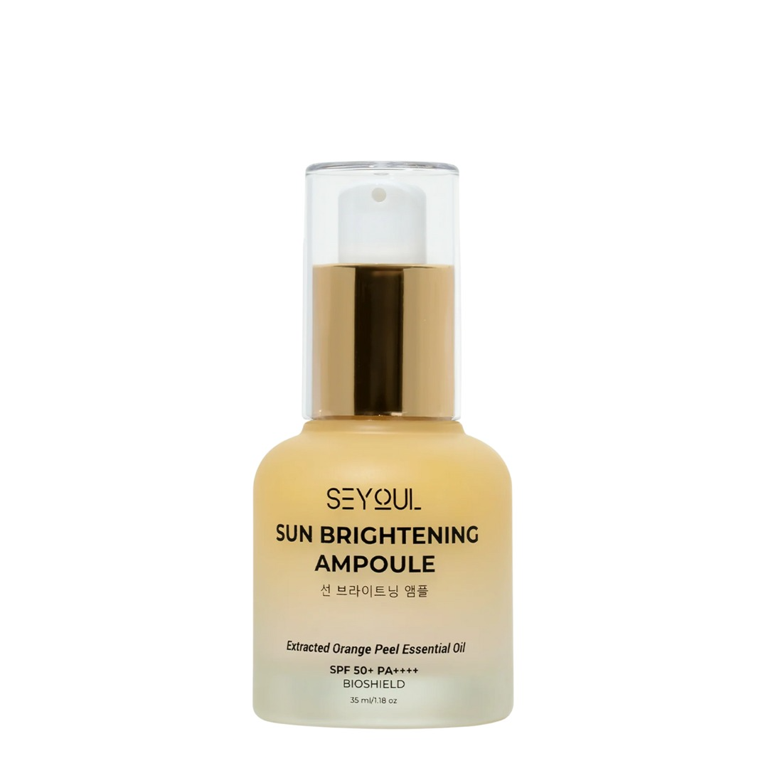 Sun ampoule for glowing complexion