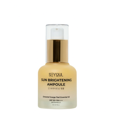 Sun ampoule for glowing complexion