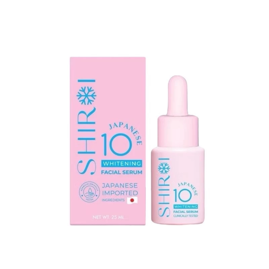 Serum bottle surrounded by water bubbles